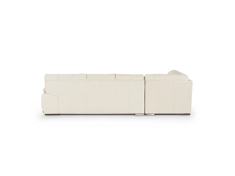 SOFÁ SECCIONAL ROSEN 6974 IZQUIERDO CUERO EN COLOR BLANCO 3