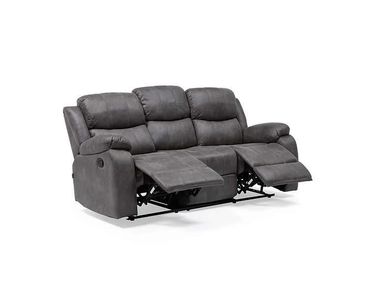 SOFÁ VYS SPA 3 CUERPOS ACERO GRIS RECLINABLE ISABEL GREY 5