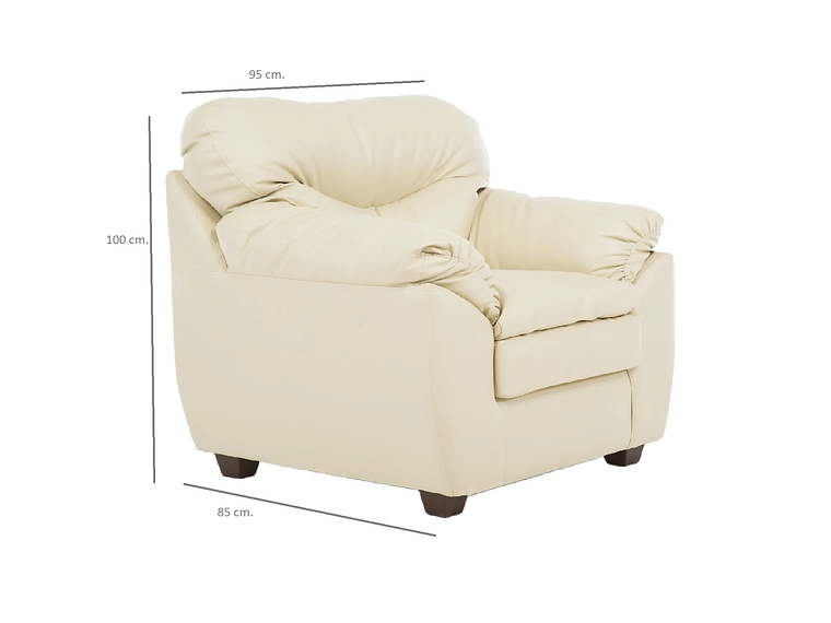 JUEGO LIVING ORION 311 PU BEIGE 2