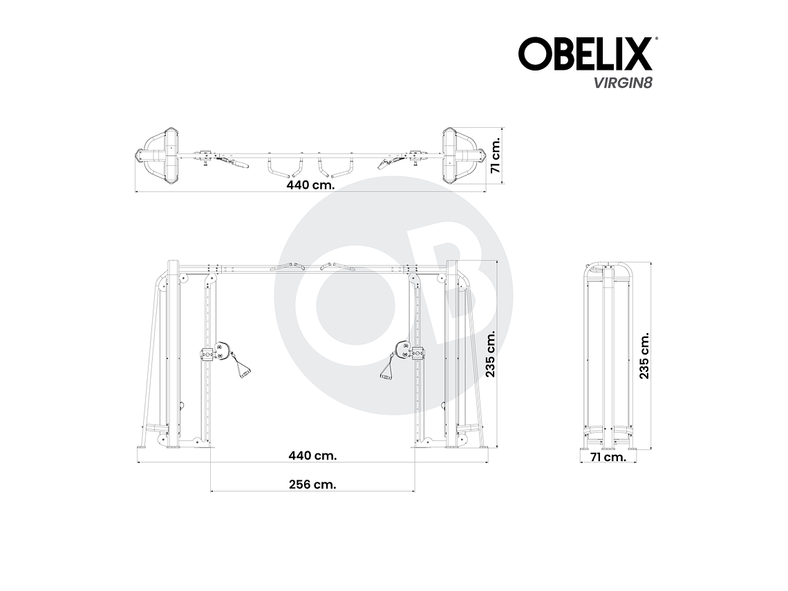 Polea Cruzada V8 Series | Obelix 2