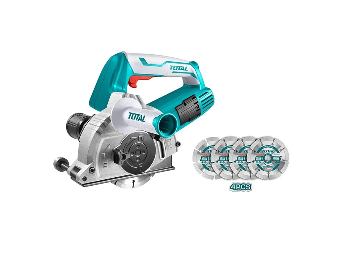 SIERRA CIRCULAR CORTADORA MARMOL CONCRETO 1500W TOTAL TWLC1256 2