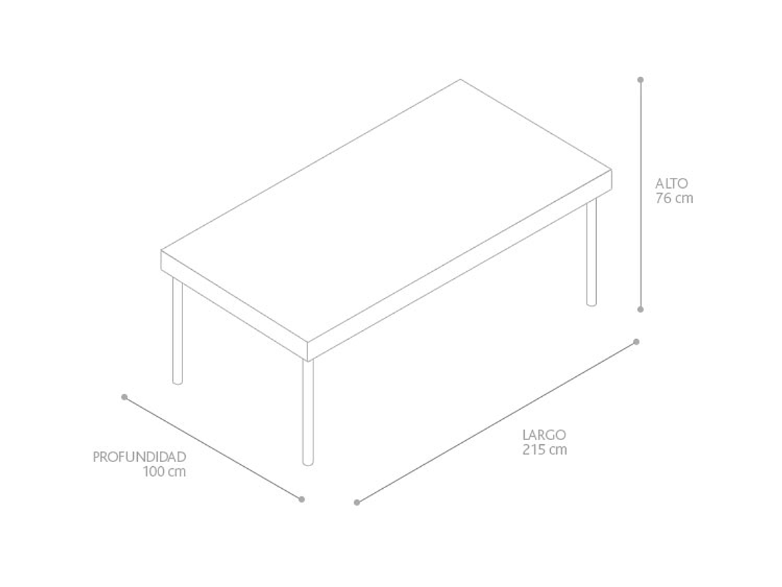 MESA DE COMEDOR CLAVIJO DESIGN CAMPESTRE 2