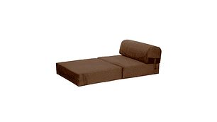 SOFÁ LATAM HOME SIENA CHOCOLATE CAMA TELA VELVET