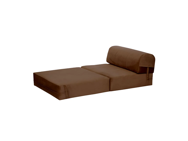 SOFÁ LATAM HOME SIENA CHOCOLATE CAMA TELA VELVET 2