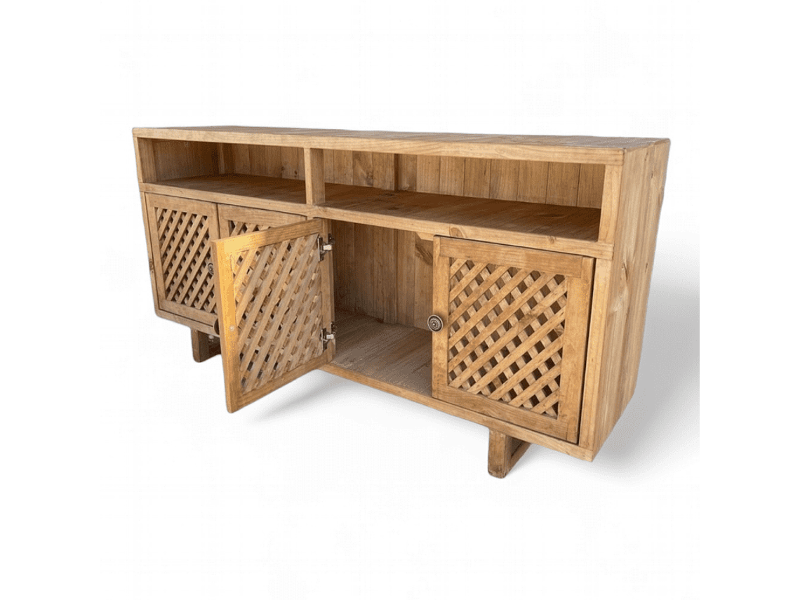 BUFFET TAIKKEE MADERA PINO ROBLE RÚSTICO TRILLAJE 5