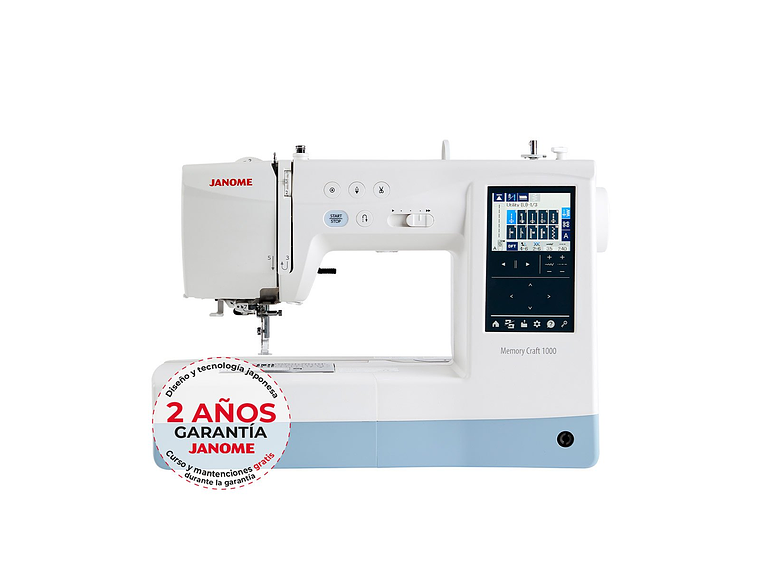 MÁQUINA DE COSER BORDAR JANOME MEMORY CRAFT 1000 1