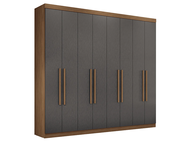 CLÓSET ALTAVISION MASTER VIP 8 PUERTAS 4 CAJONES GRAFITO 1