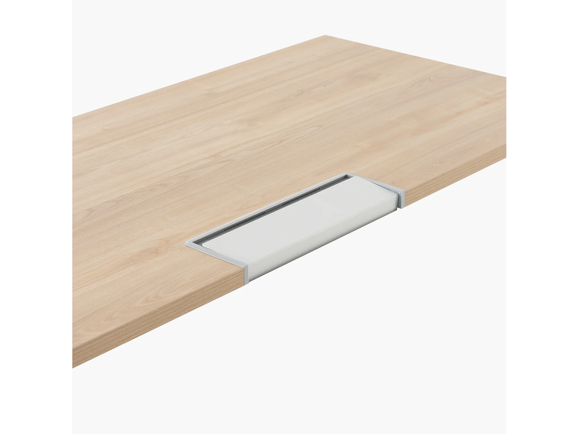 ESCRITORIO FORM OFFICE SPACE 180X70 NATURA/BLANCO METAL 5