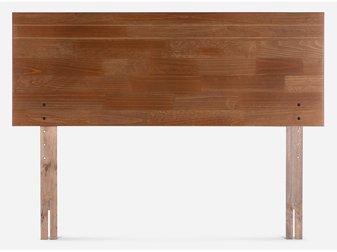 JUEGO DE DORMITORIO ROSEN CAMA EUROPEA NEW STYLE 4 PLUS BN 2 PLAZAS + RESPALDO TABOR CAFE 2