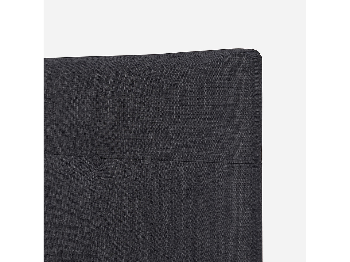 CAMA EUROPEA NEO PLUS KING + RESPALDO NEW BENNET GRAFITO 5