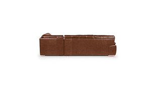 SOFÁ SECCIONAL ROSEN 6974 DERECHO CUERO CARAMELO