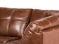 SOFÁ SECCIONAL ROSEN 6974 DERECHO CUERO CARAMELO - Miniatura 5