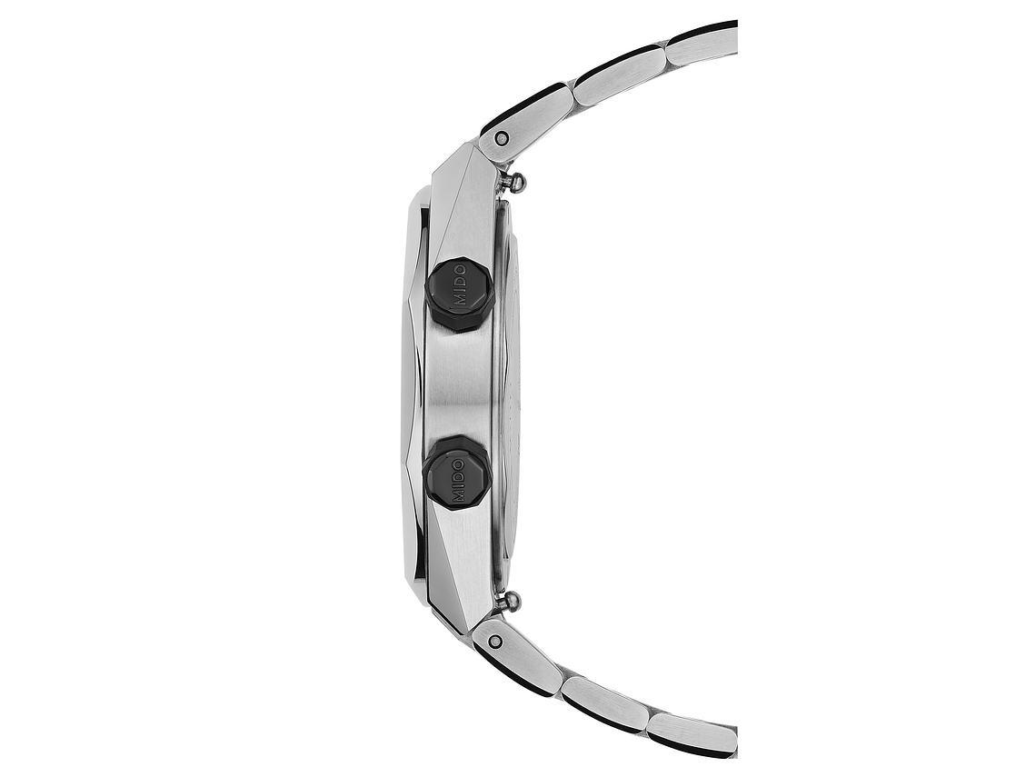 RELOJ MIDO MULTIFORT 8 TWO CROWNS ACERO 2