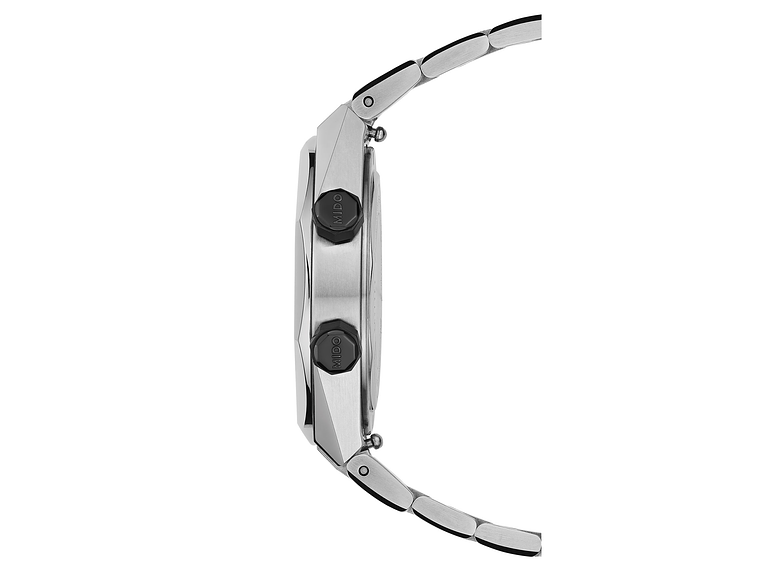 RELOJ MIDO MULTIFORT 8 TWO CROWNS ACERO 2