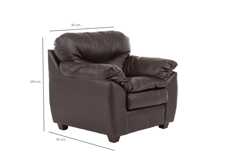 JUEGO LIVING ORION 311 PU CAFÉ 4