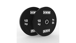 Par Bumper Plates Classic Black 10kg | HWM®