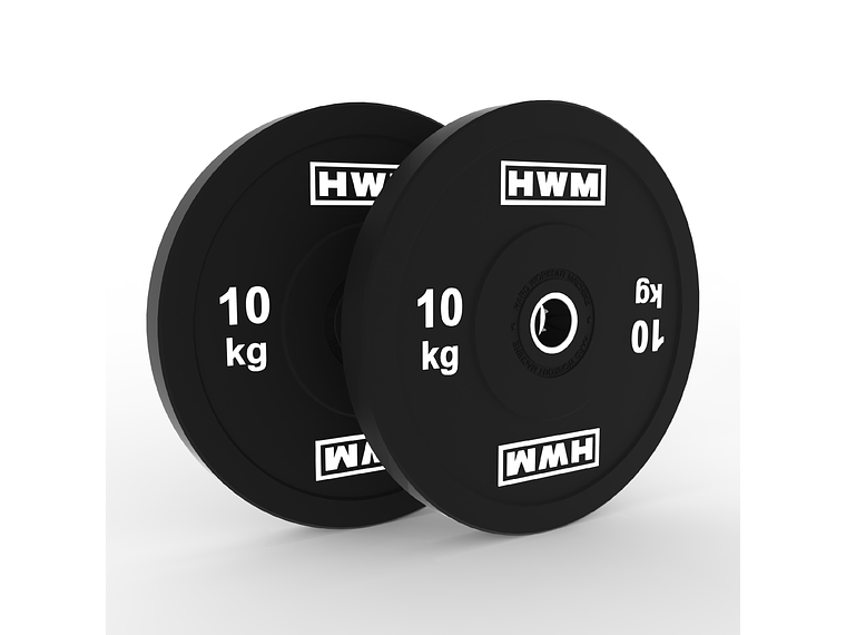 Par Bumper Plates Classic Black 10kg | HWM® 1