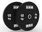 Par Bumper Plates Classic Black 10kg | HWM® - Miniatura 1