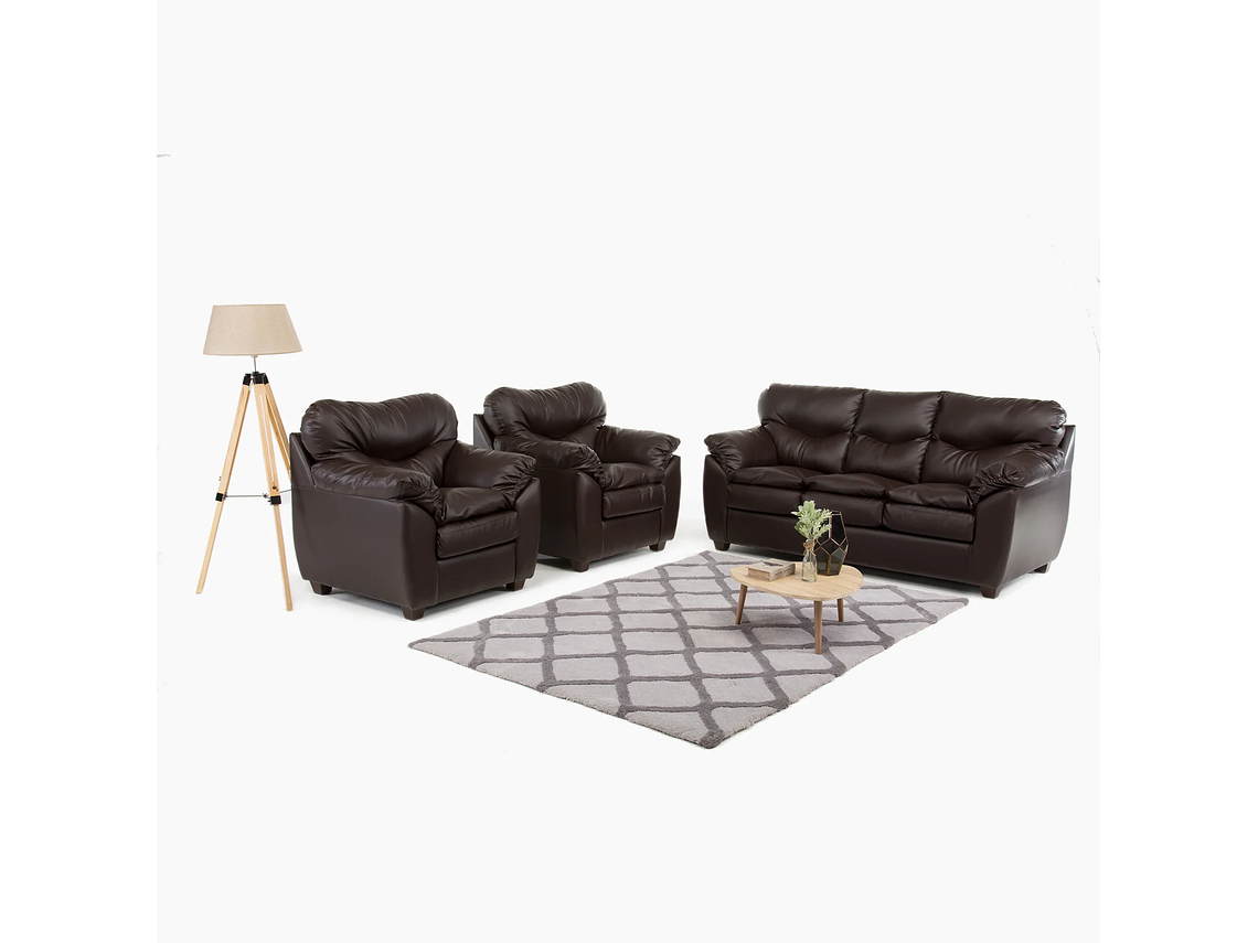 JUEGO LIVING ORION 311 PU CAFÉ 5