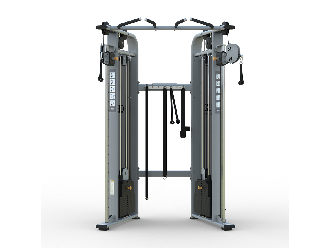 Polea Cruzada Corta V8 Series | Obelix 1