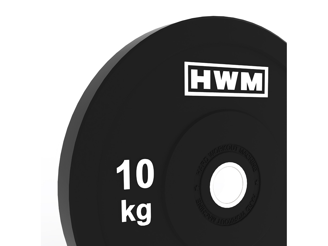 Par Bumper Plates Classic Black 10kg | HWM® 2