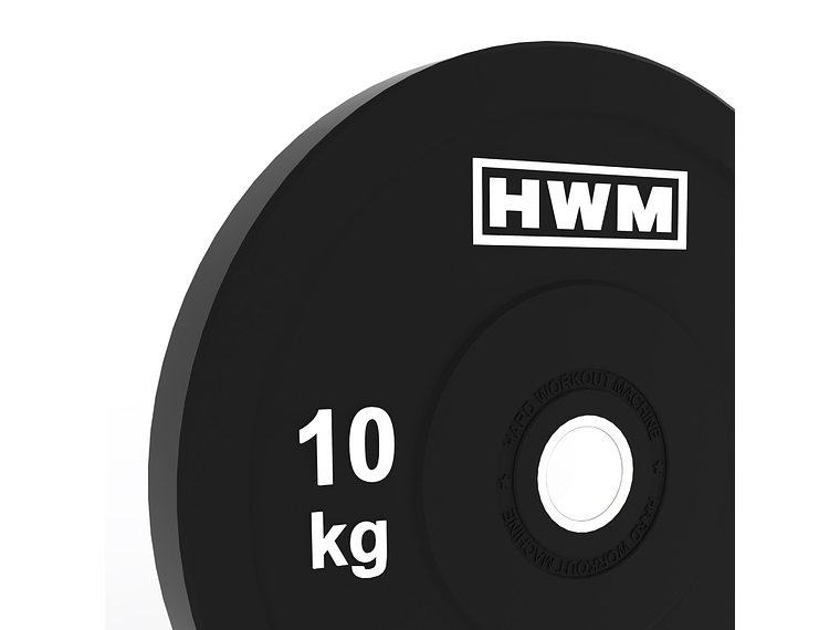 Par Bumper Plates Classic Black 10kg | HWM® 2