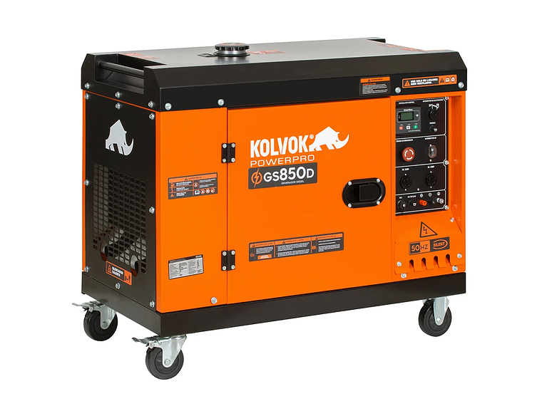 GENERADOR MONOFÁSICO KOLVOK GS850D 6.5KVA DIESEL 1