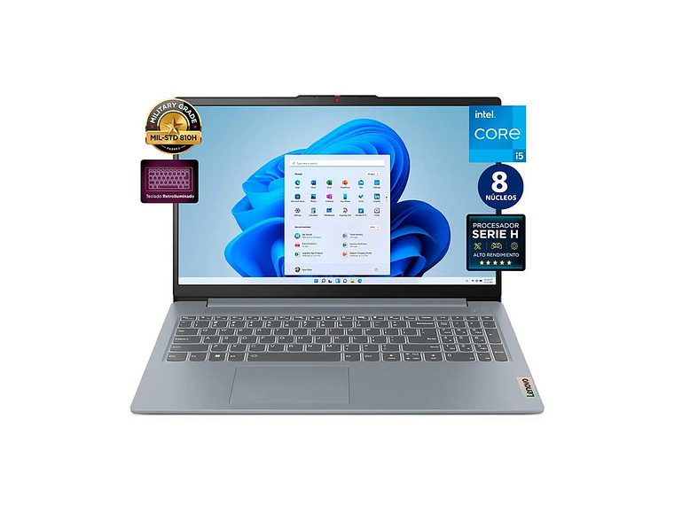 NOTEBOOK LENOVO IDEAPAD 3 CORE I5 12450H 8GB 512GB SSD 15,6PULG WIN11 1