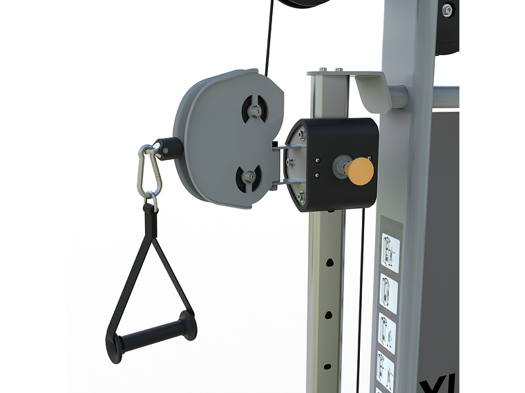 Polea Cruzada Corta V8 Series | Obelix 3