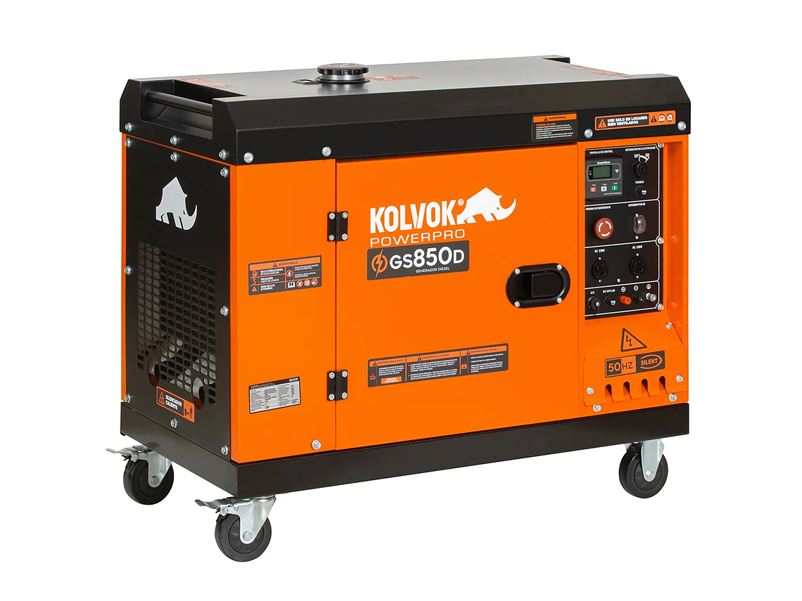GENERADOR MONOFÁSICO KOLVOK GS850D 6.5KVA DIESEL 2