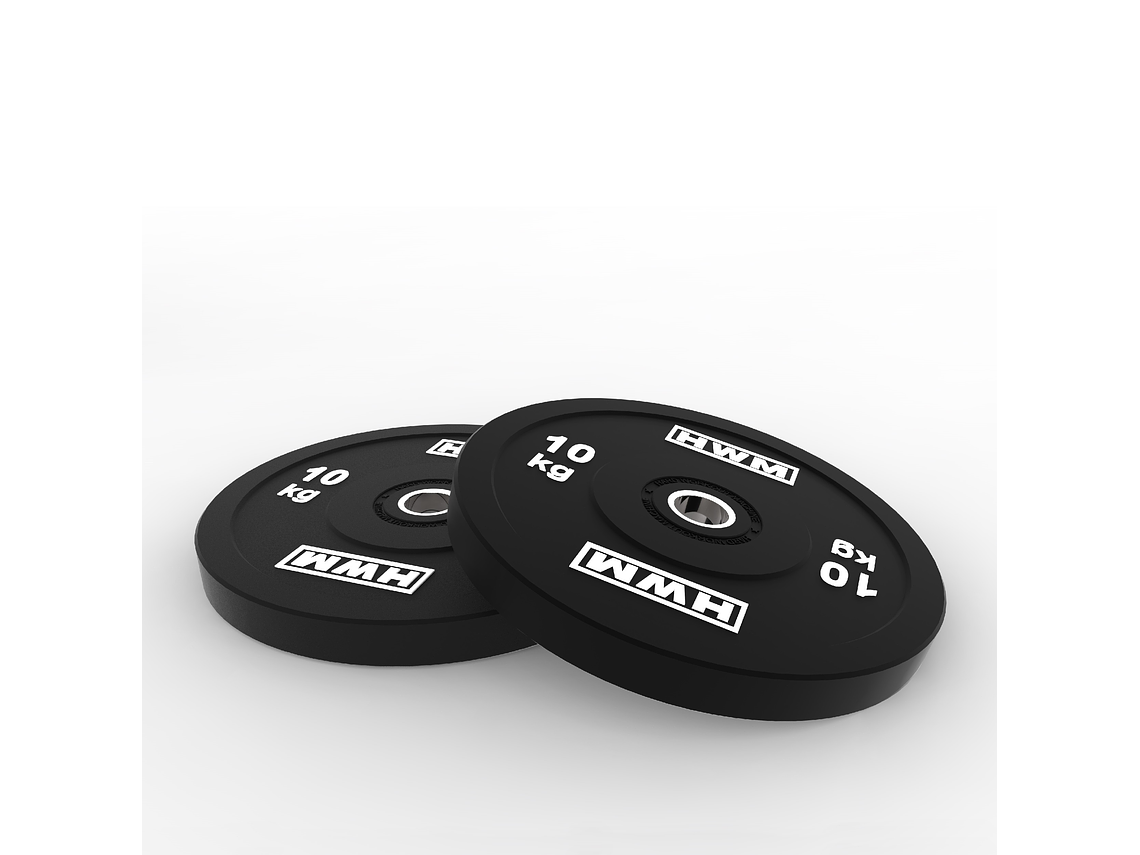 Par Bumper Plates Classic Black 10kg | HWM® 3
