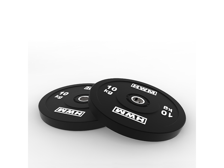 Par Bumper Plates Classic Black 10kg | HWM® 3