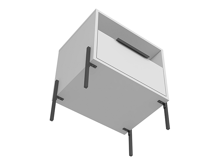 VELADOR TUHOME WHITE COLLECTION 1 CAJÓN BLANCO 3