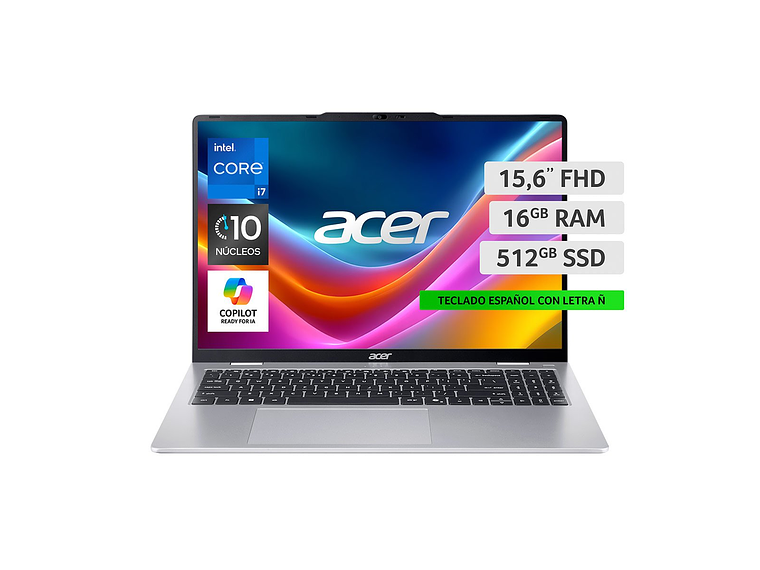 NOTEBOOK ACER ASPIRE LITE AL15-72P-79W5-1 INTEL CORE I7 16GB RAM 512GB SSD 15.6