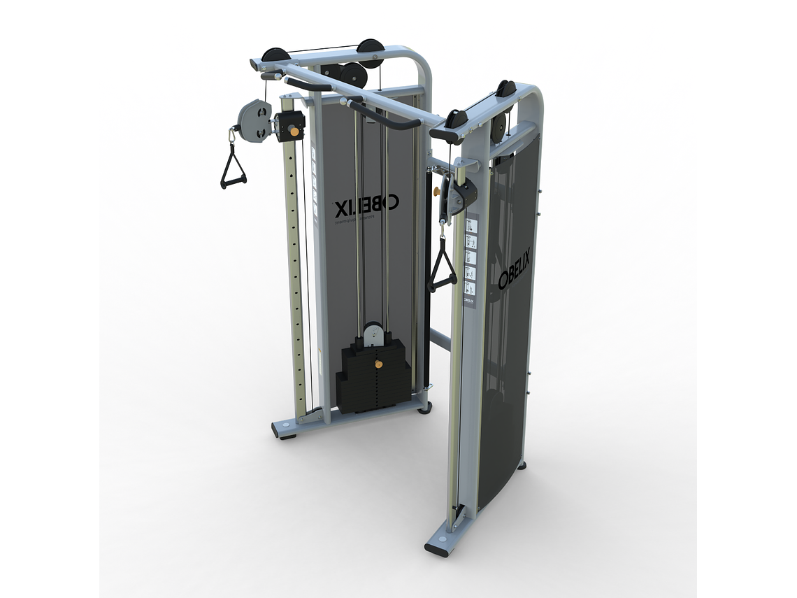 Polea Cruzada Corta V8 Series | Obelix 5