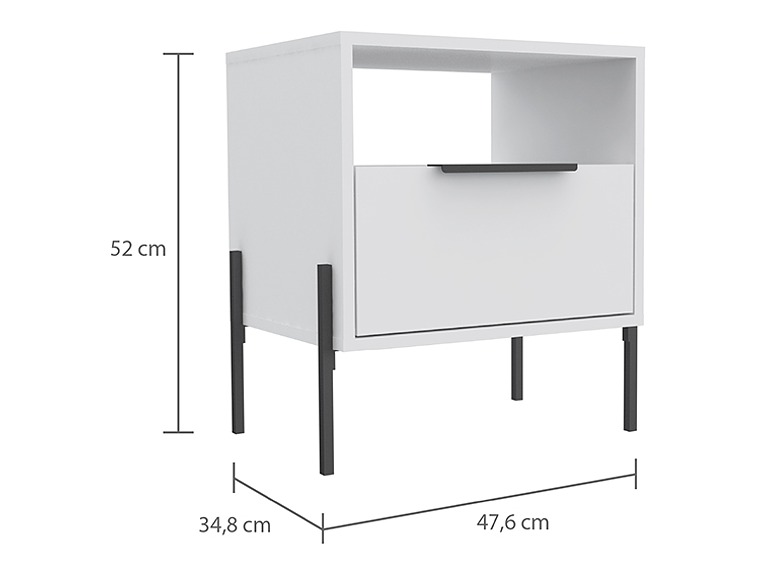 VELADOR TUHOME WHITE COLLECTION 1 CAJÓN BLANCO 8