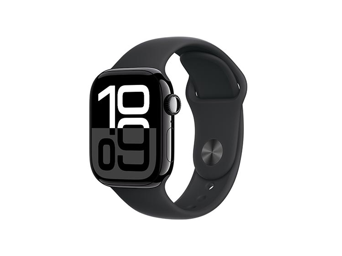 APPLE WATCH SERIE 10 42MM NEGRO ALUMINIO CORREA DEPORTIVA M/L 1