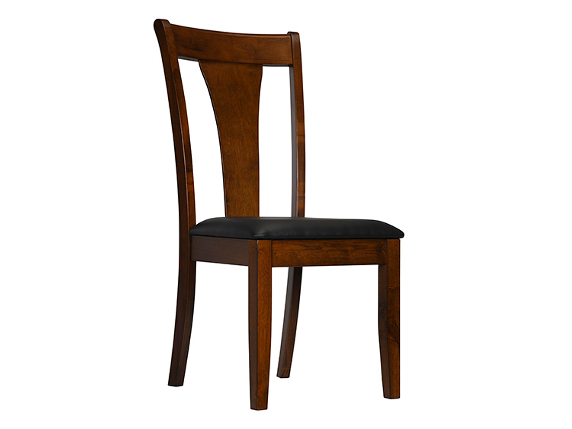 JUEGO DE COMEDOR CIC THOMAS 4 SILLAS 2 SITIALES CAFÉ 7