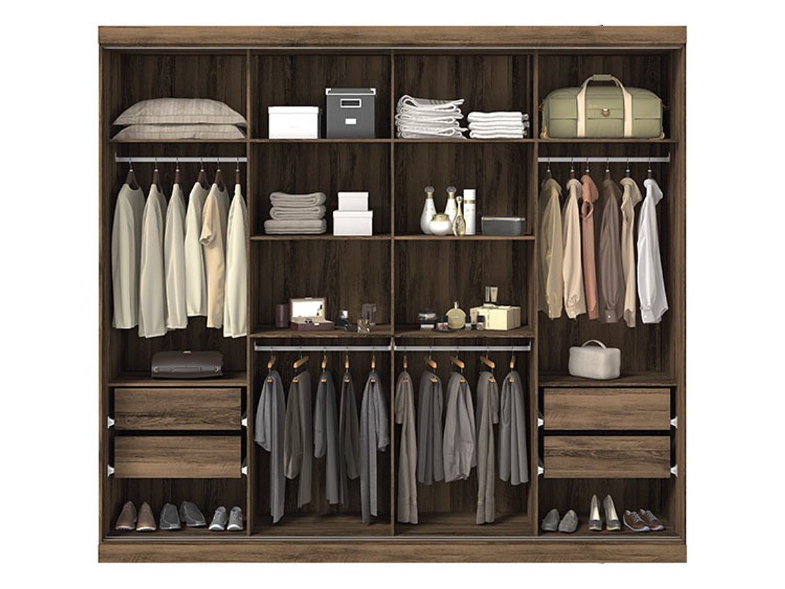 CLOSET HOME MASTER VIP 8.4 DEM 8 PUERTAS 4 CAJONES 2