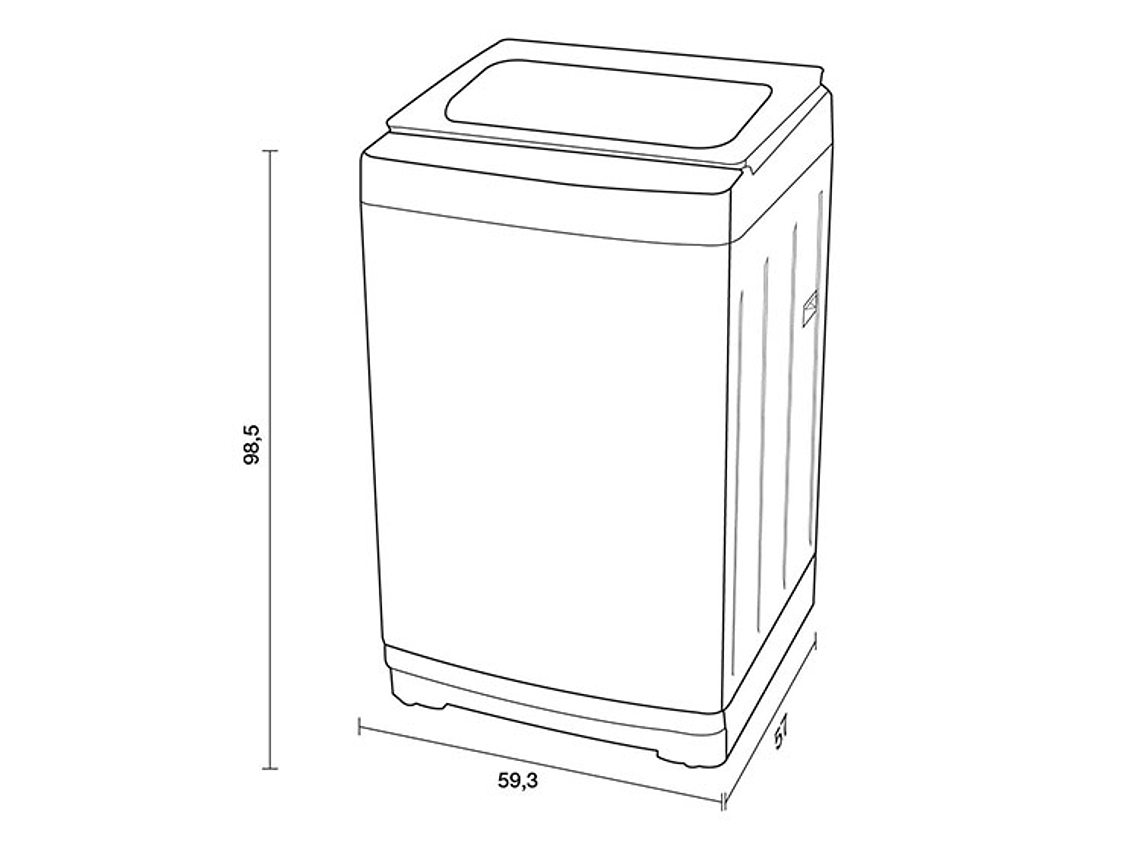 LAVADORA CARGA SUPERIOR WHIRLPOOL WWI13A 13KG GRIS 5