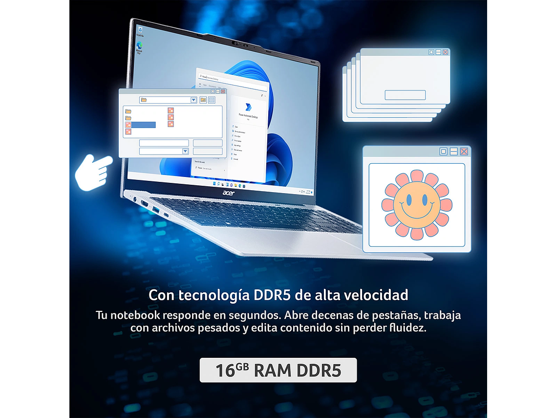 NOTEBOOK ACER ASPIRE LITE AL15-72P-79W5-1 INTEL CORE I7 16GB RAM 512GB SSD 15.6
