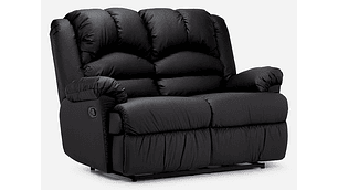 SOFÁ ROSEN JARRIE 2 CUERPOS NEGRO