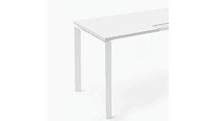 ESCRITORIO FORM OFFICE SPACE 180X70 BLANCO METAL