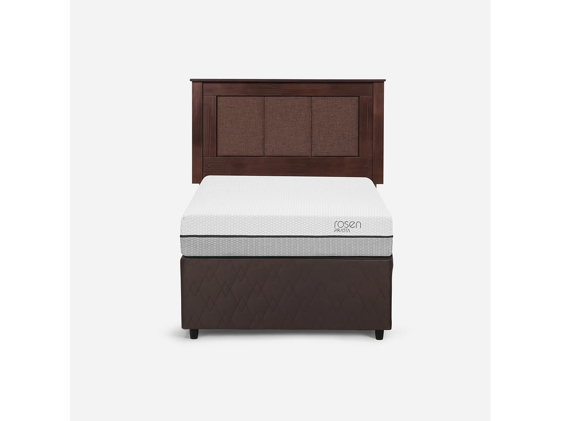 DIVÁN CAMA PRATTA 1,5 PLAZAS + RESPALDO RACHEL 2