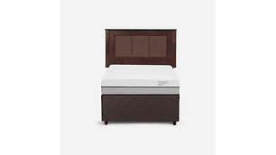 DIVÁN CAMA PRATTA 1,5 PLAZAS + RESPALDO RACHEL