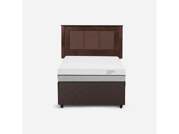 DIVÁN CAMA PRATTA 1,5 PLAZAS + RESPALDO RACHEL 2