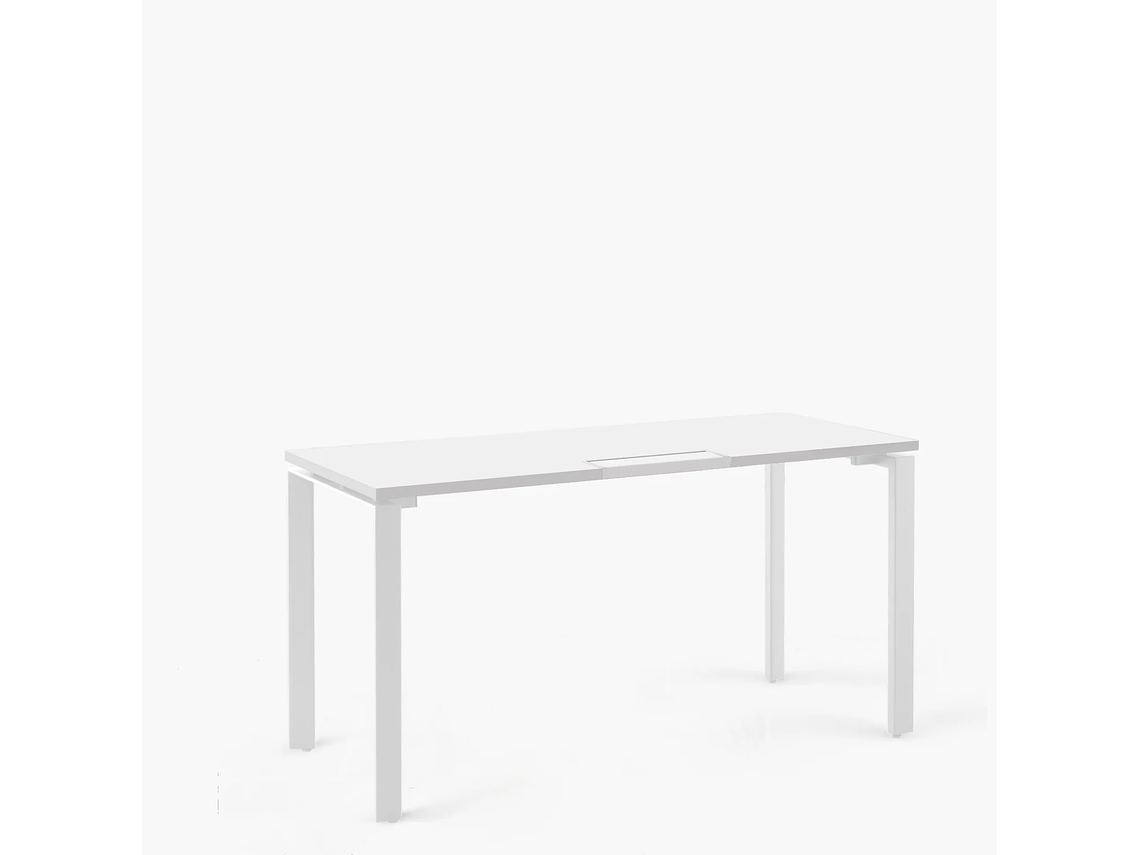 ESCRITORIO FORM OFFICE SPACE 180X70 BLANCO METAL 3