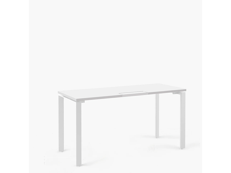 ESCRITORIO FORM OFFICE SPACE 180X70 BLANCO METAL 3