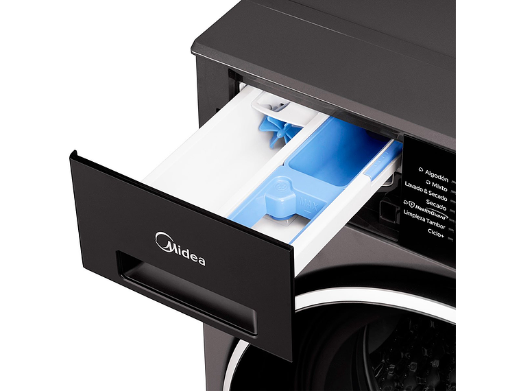 LAVADORA SECADORA CARGA FRONTAL MIDEA MF210D120WB/T 12KG/10KG GRAFITO 5