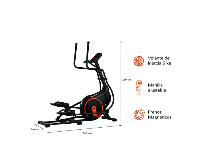 ELÍPTICA T800 PRO MAGNÉTICA 4
